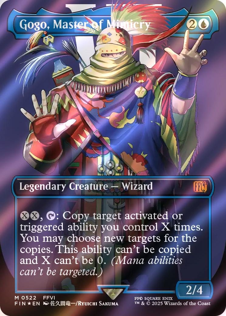 Gogo, Master of Mimicry [522] [Borderless] [Character] [FINAL FANTASY]  [Surge Foil] – Face to Face Games