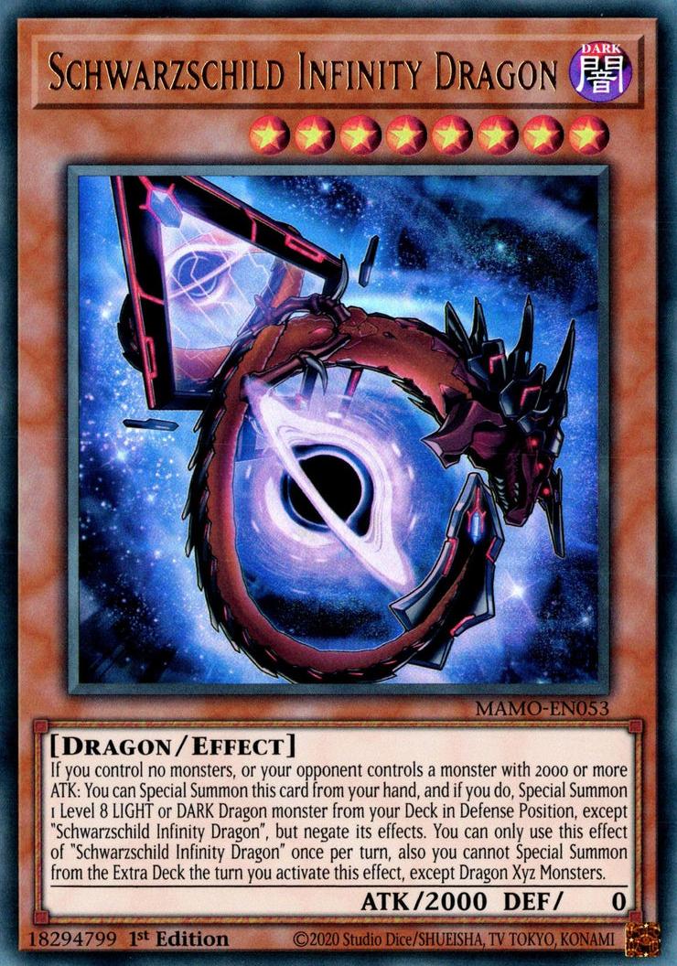 Schwarzschild Infinity Dragon - MAMO-EN053 - Ultra Rare - 1st Edition