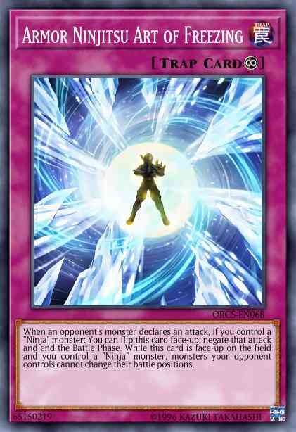 Armor Ninjitsu Art of Freezing - ORCS-EN068 - Common - Unlimited