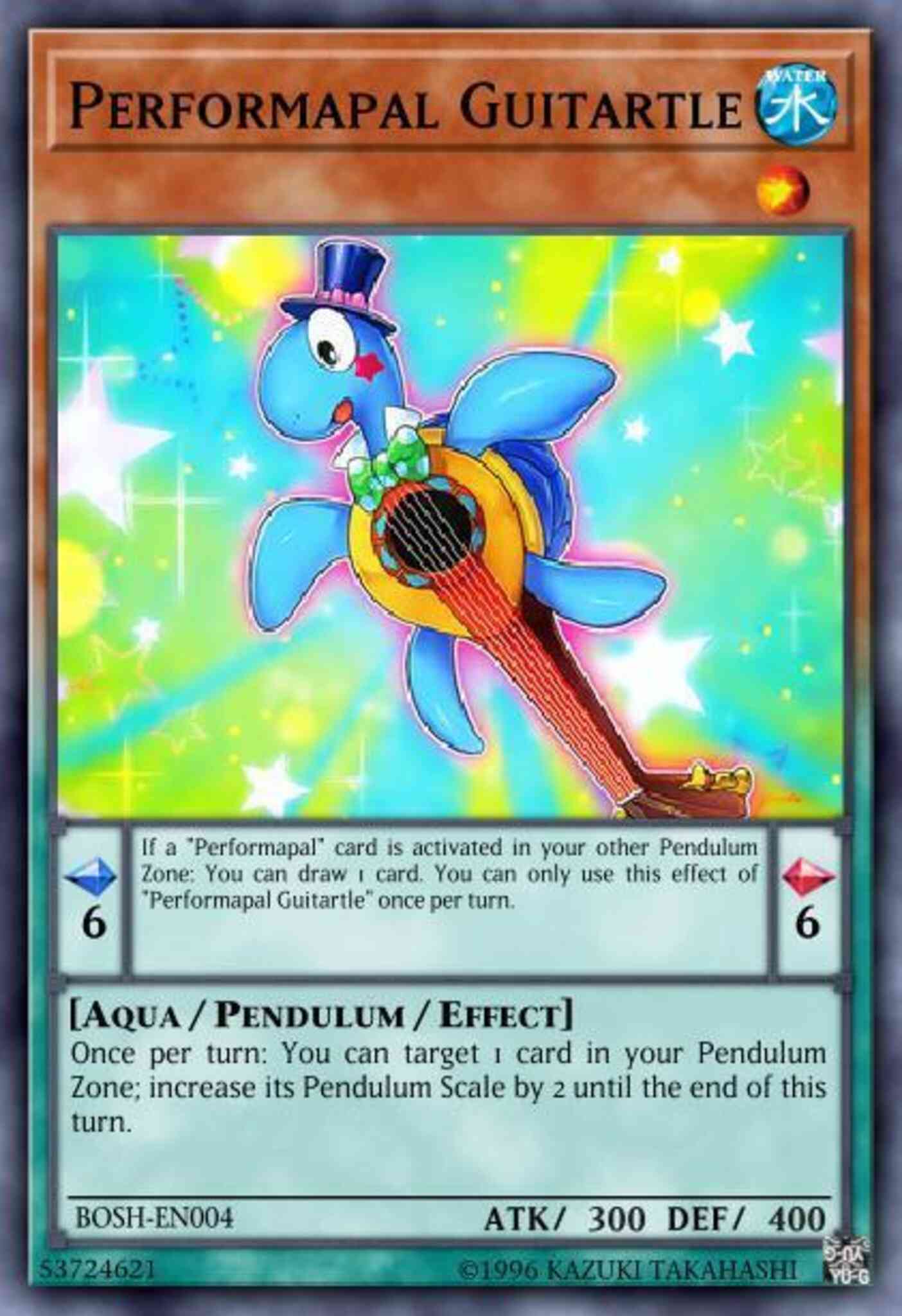 Performapal Guitartle - BOSH-EN004 - Rare - Unlimited