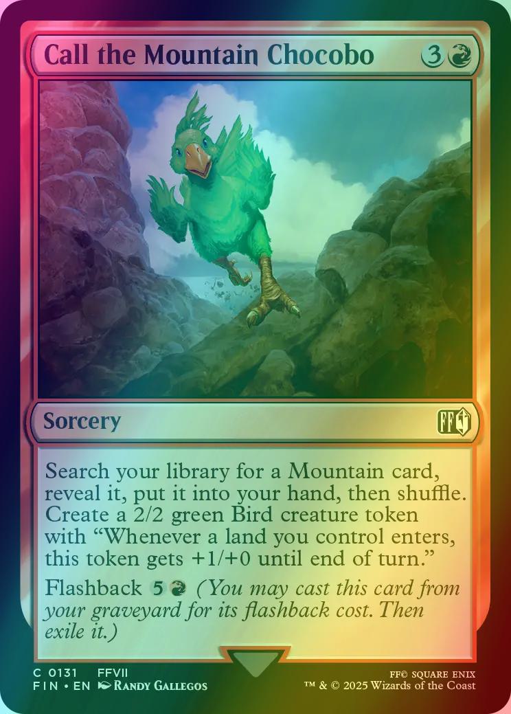 Call the Mountain Chocobo [131] [FINAL FANTASY] [Foil] – Face to Face Games