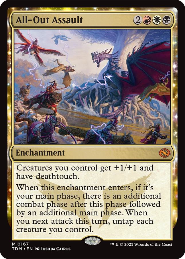 All-Out Assault [167] [Tarkir: Dragonstorm] [Non-Foil] – Face to Face Games