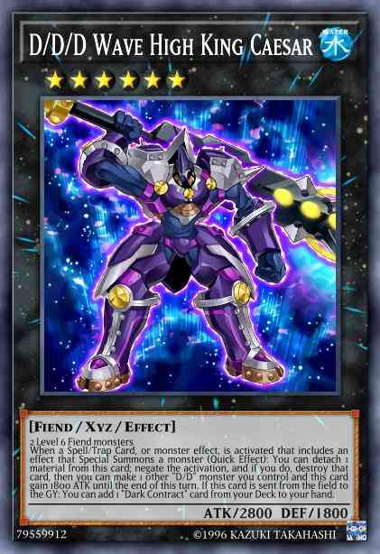D/D/D Wave High King Caesar - COTD-EN042 - Super Rare - 1st Edition