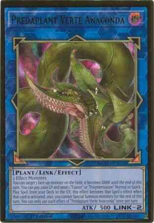 Predaplant Verte Anaconda - MGED-EN036 - Premium Gold Rare - 1st Edition
