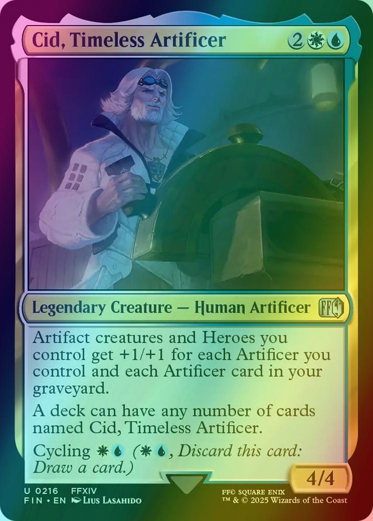 Cid, Timeless Artificer [216] [FFXIV] [FINAL FANTASY] [Foil] – Face to Face  Games