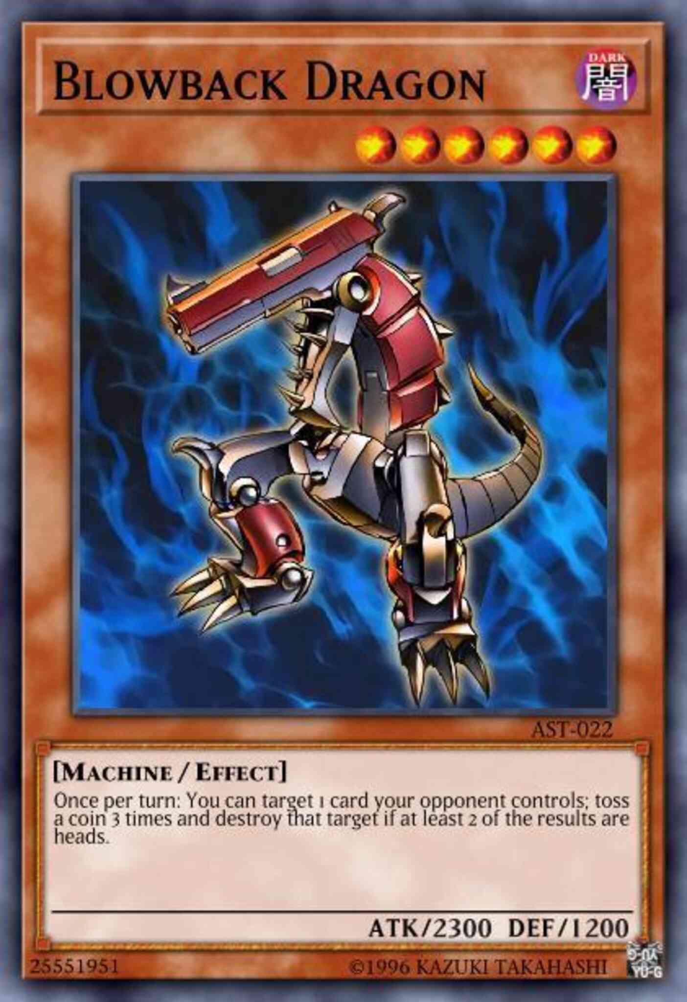 Blowback Dragon - BP01-EN008 - Starfoil Rare - Unlimited