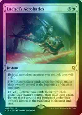Lae'zel's Acrobatics [30] [Commander Legends: Battle for Baldur's Gate]  [Foil] – Face to Face Games