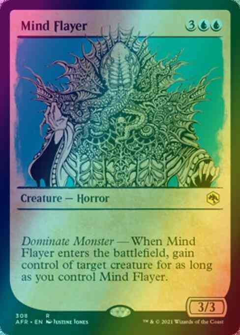 mind flayer mtg card Mind Flayer [308] [Rulebook Showcase] [Adventures in the Forgotten Realms]  [Foil] – Face to Face Games