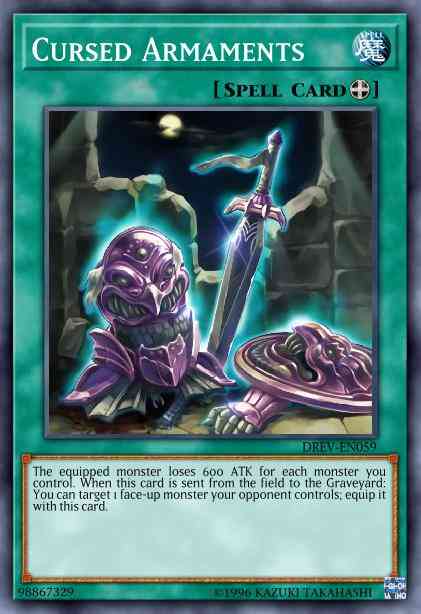 Cursed Armaments - BP02-EN159 - Common - 1st Edition