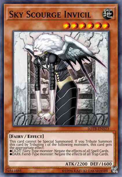 Sky Scourge Invicil - FOTB-EN023 - Super Rare - Unlimited