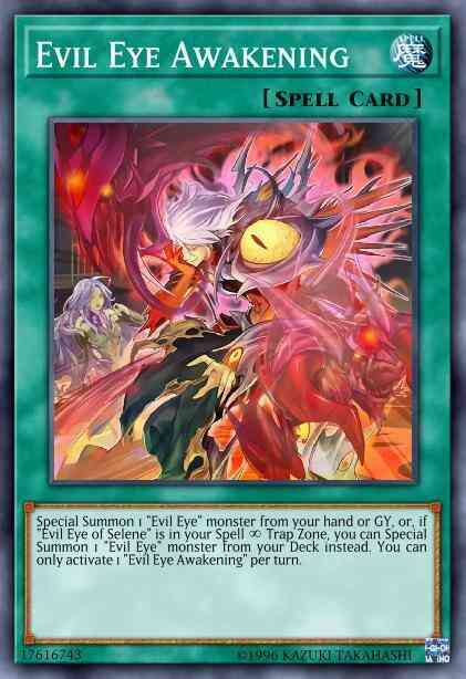 Evil Eye Awakening - INCH-EN034 - Secret Rare - 1st Edition