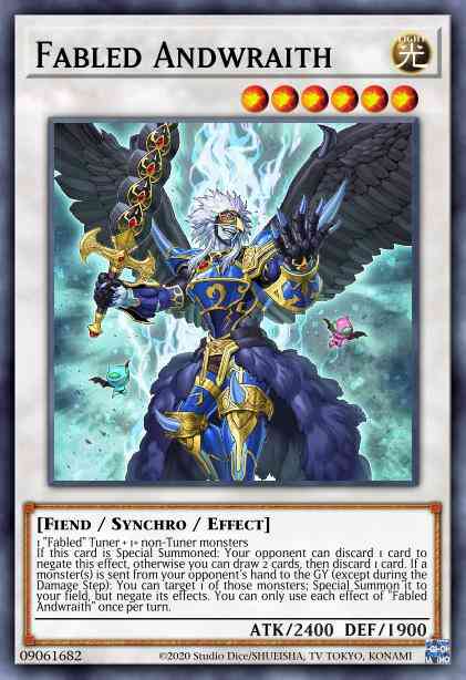 Fabled Andwraith - BLVO-EN044 - Super Rare - 1st Edition