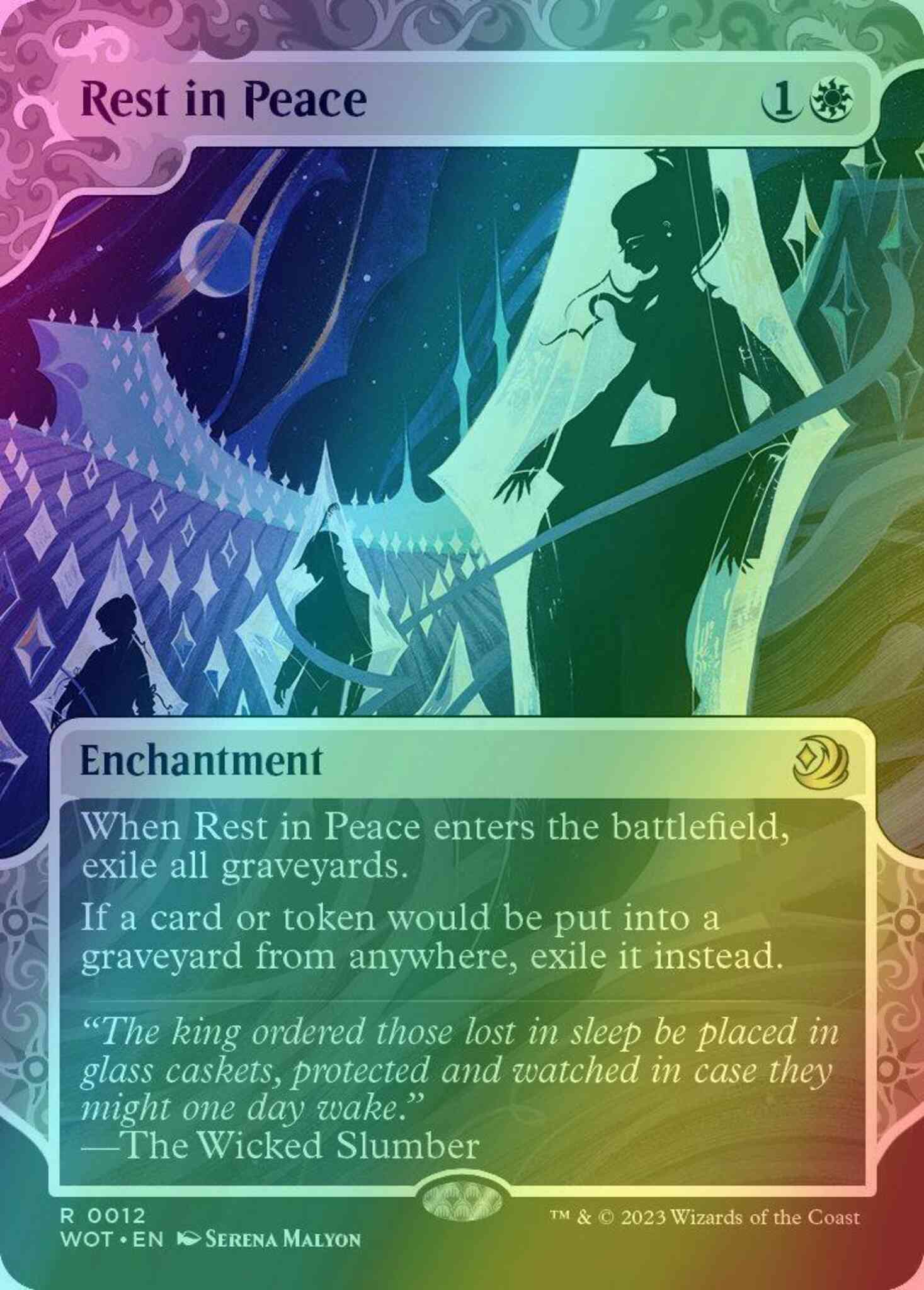 Rest in Peace [12] [Enchanting Tale Showcase] [Wilds of Eldraine:  Enchanting Tales] [Foil] – Face to Face Games
