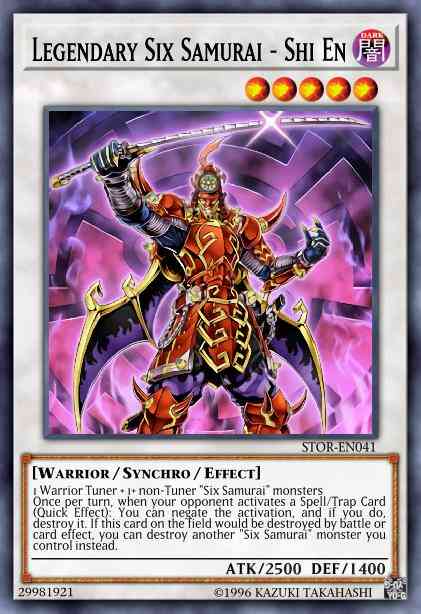 Legendary Six Samurai - Shi En - STOR-EN041 - Ultra Rare - Unlimited