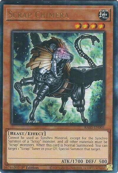 Scrap Chimera - RA05-EN005 - Ultimate Rare - 1st Edition