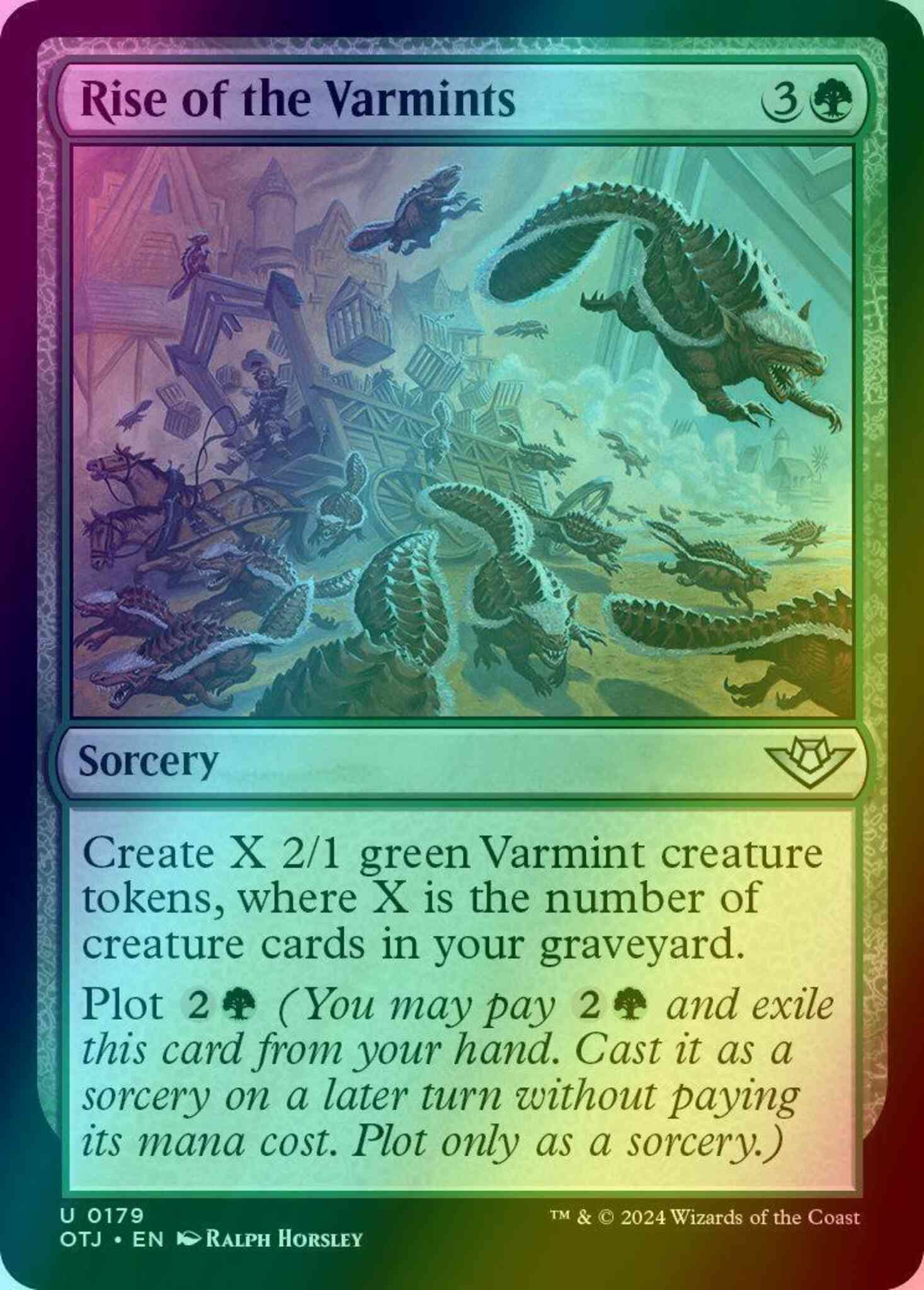 Rise of the Varmints [179] [Outlaws of Thunder Junction] [Foil]  Face to  Face Games