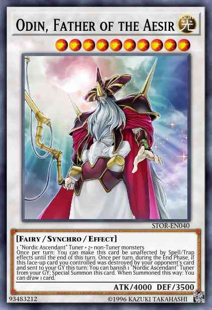 Odin, Father of the Aesir - STOR-EN040 - Ghost Rare - Unlimited