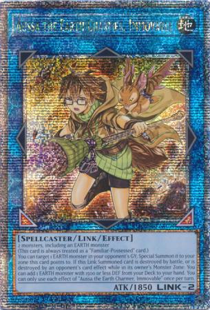 Aussa the Earth Charmer, Immovable - RA04-EN078 - Quarter Century Secret Rare - 1st Edition