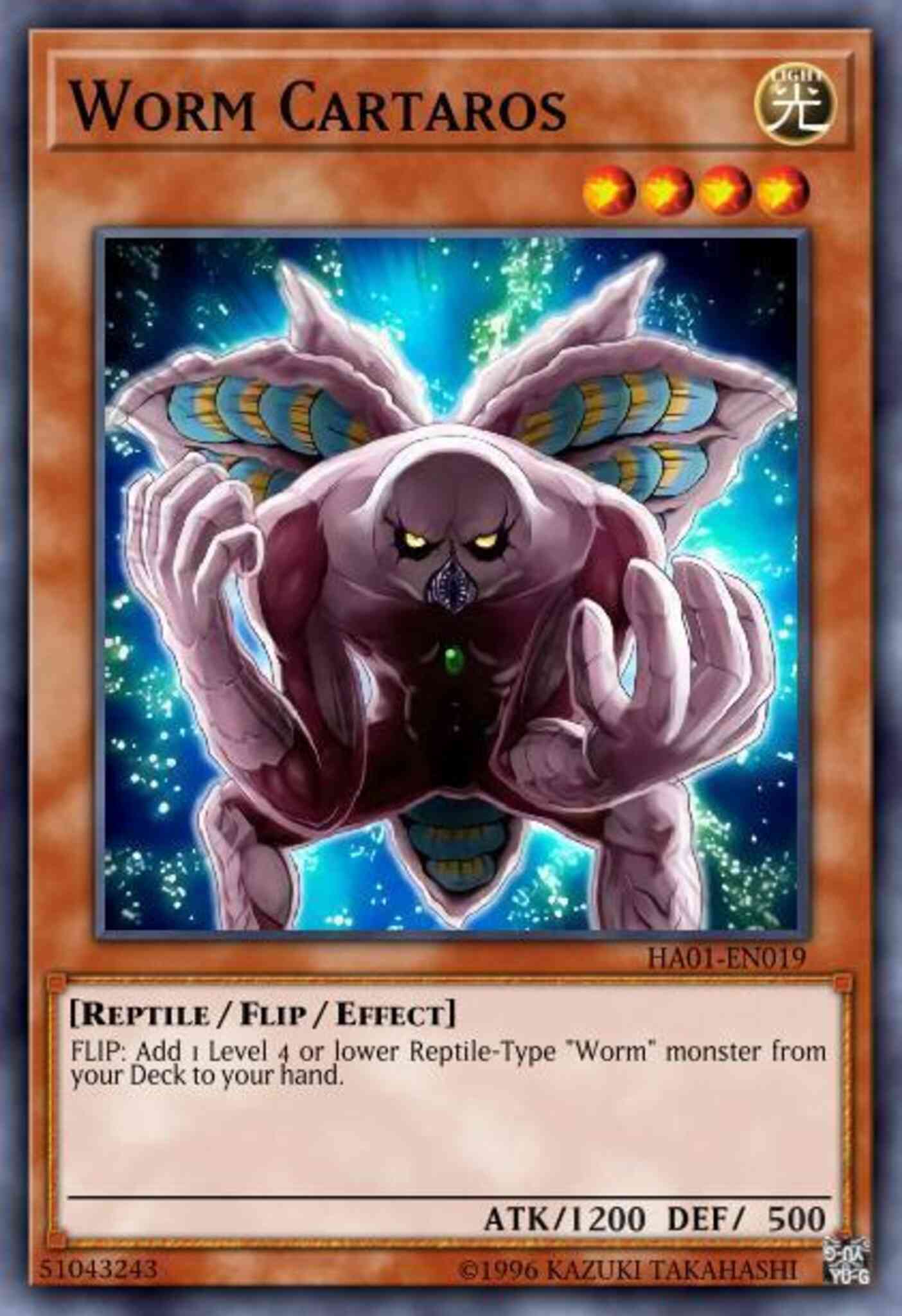 Worm Cartaros - DT01-EN028 - Duel Terminal Normal Parallel Rare - Duel Terminal