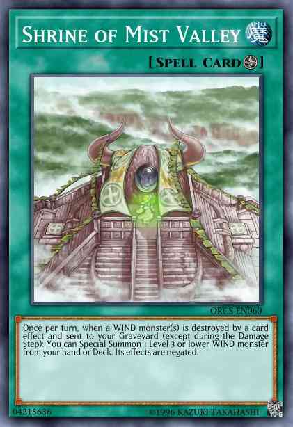 Shrine of Mist Valley - ORCS-EN060 - Rare - 1st Edition