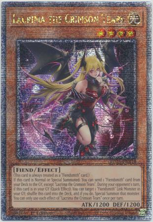Lacrima the Crimson Tears - ROTA-EN014 - Quarter Century Secret Rare - 1st Edition