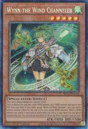 Wynn the Wind Channeler - RA01-EN018 - Prismatic Collector's Rare - 1st Edition
