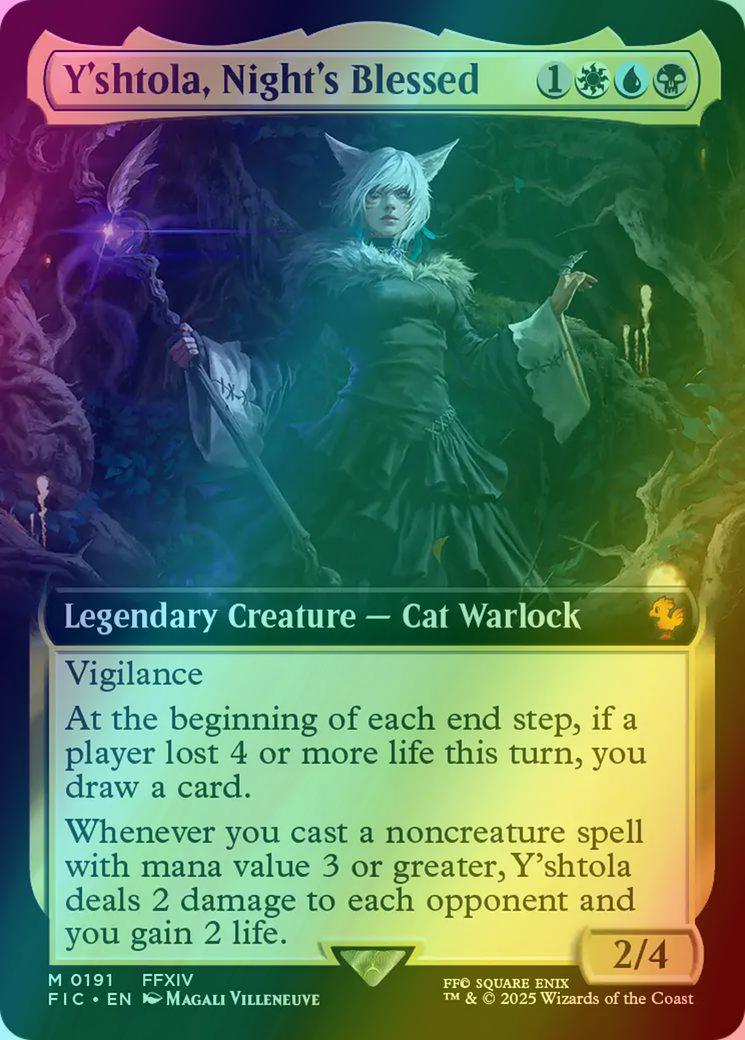 Y'shtola, Night's Blessed [191] [Extended Art] [FINAL FANTASY: Commander]  [Foil] – Face to Face Games