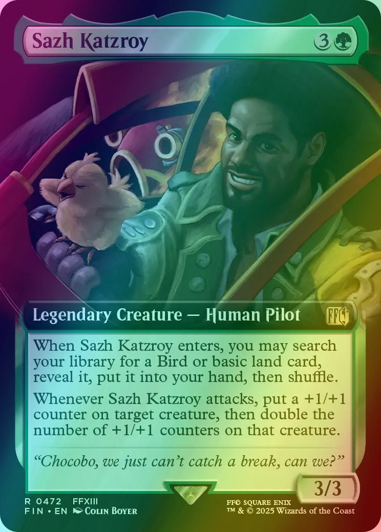 Sazh Katzroy [472] [Extended Art] [FINAL FANTASY] [Foil] – Face to Face Games