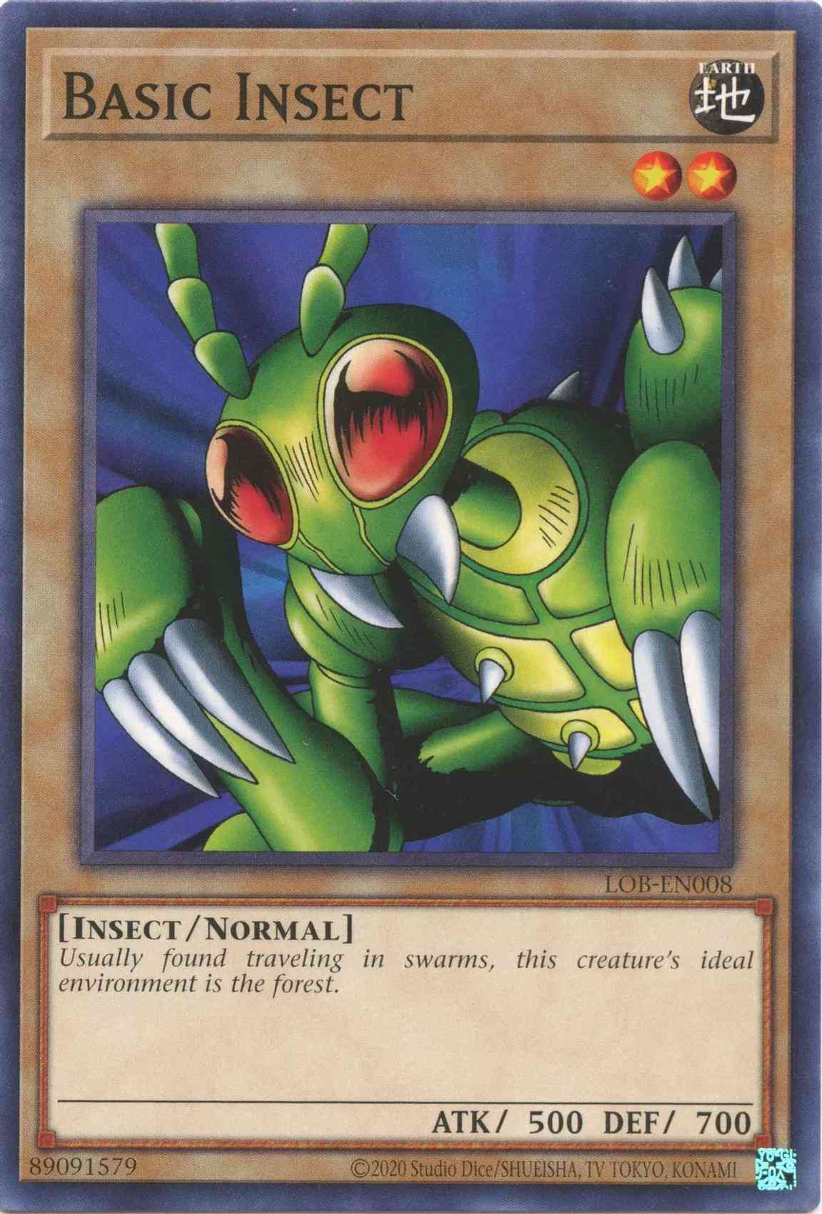Basic Insect - 25th Anniversary - LOB-EN008 - Common - Unlimited