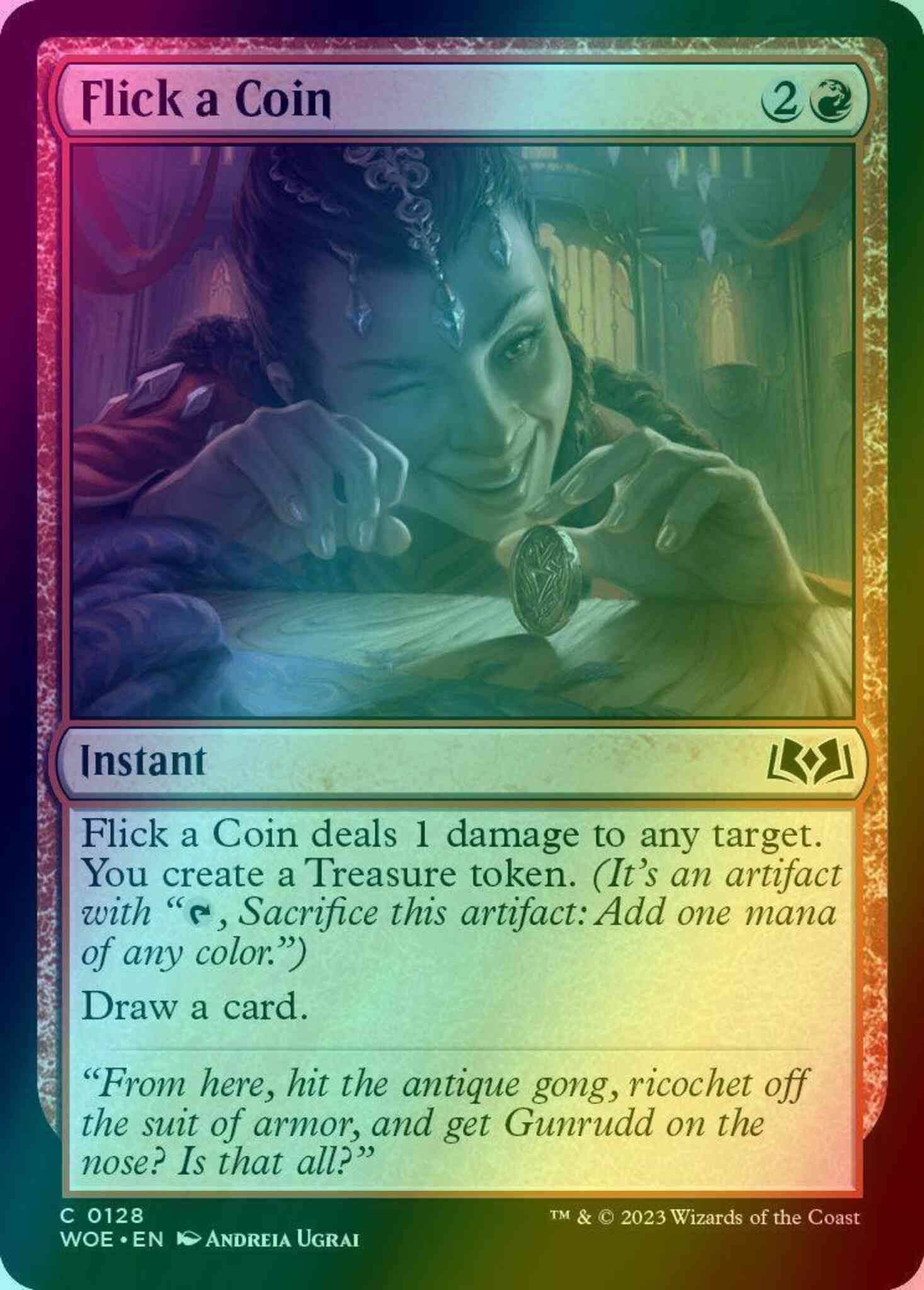 Flick a Coin [128] [Wilds of Eldraine] [Foil] – Face to Face Games