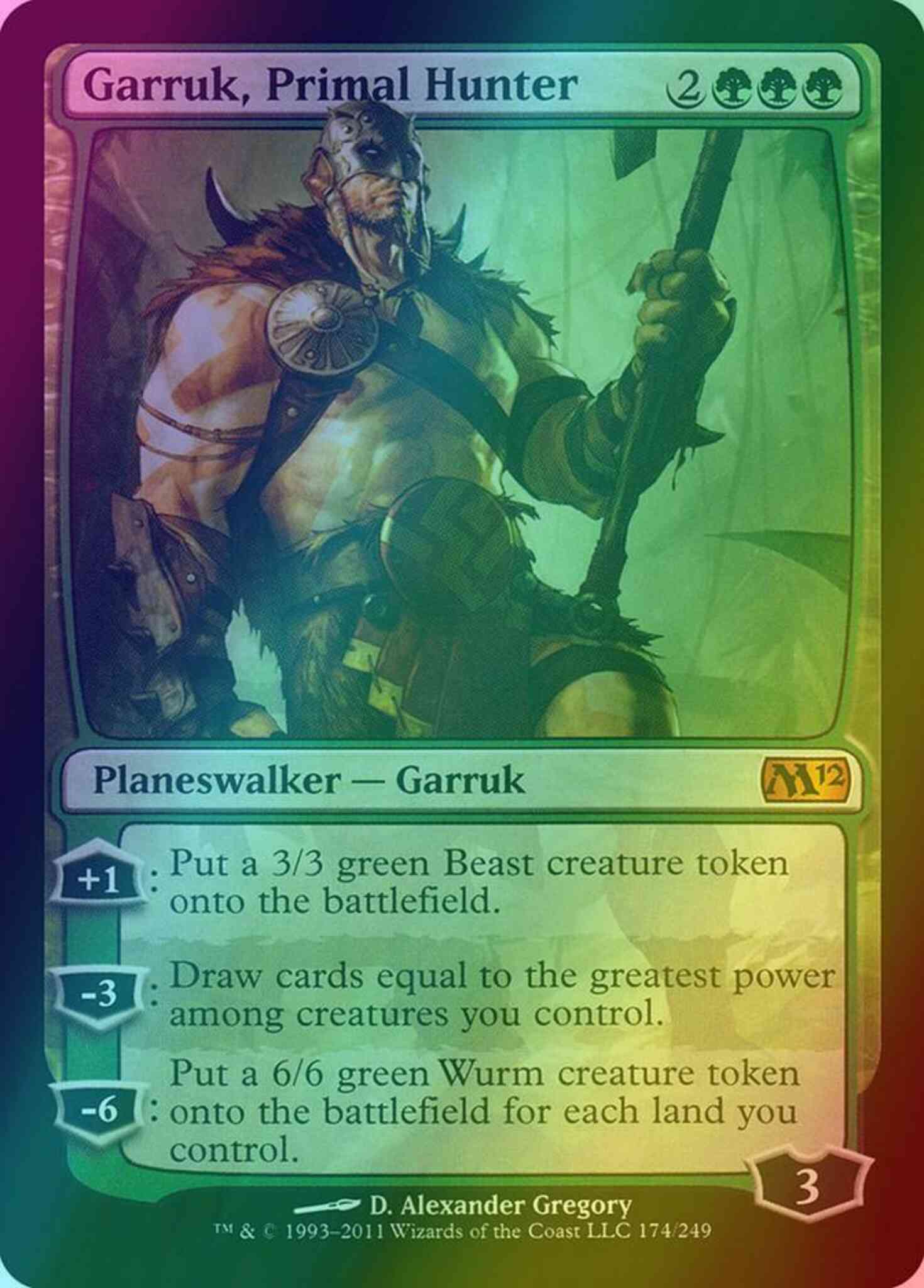 Garruk, Primal Hunter [174] [Magic 2012] [Foil] – Face to Face Games