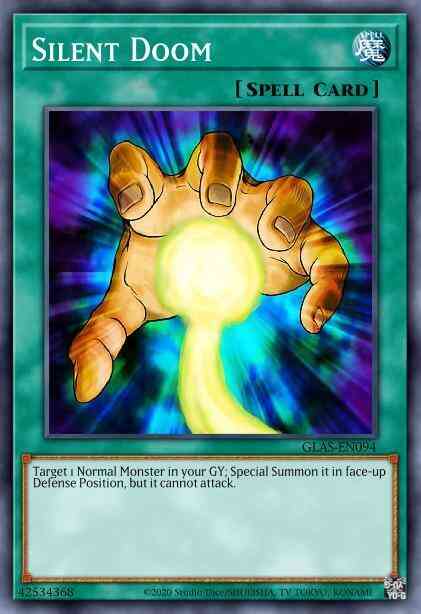 Silent Doom - GLAS-EN094 - Secret Rare - Unlimited