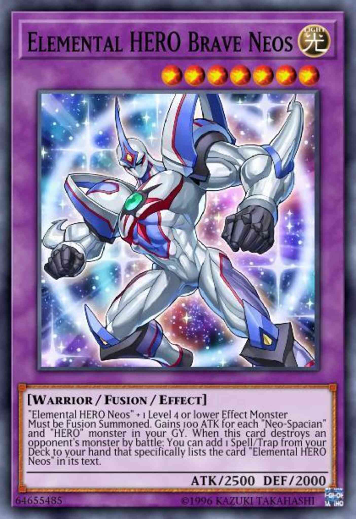 Elemental HERO Brave Neos - SAST-EN035 - Super Rare