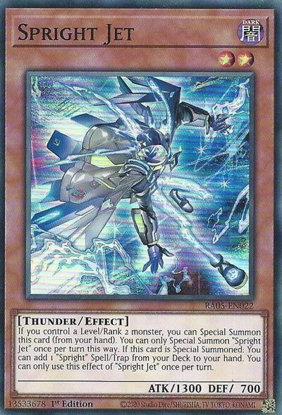 Spright Jet - RA05-EN022 - Super Rare - 1st Edition