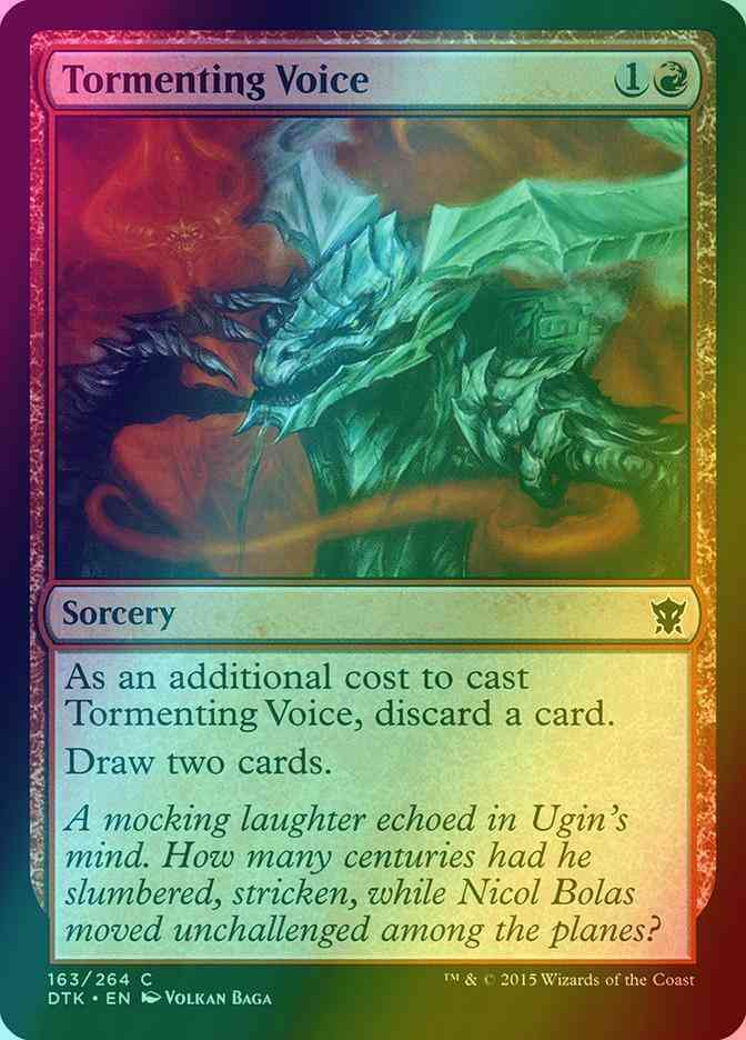 Tormenting Voice [163] [Dragons Of Tarkir] [Foil] – Face to Face Games