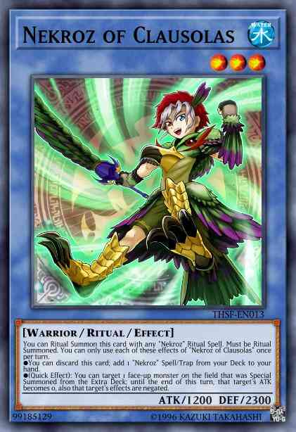 Nekroz of Clausolas - THSF-EN013 - Secret Rare - Unlimited