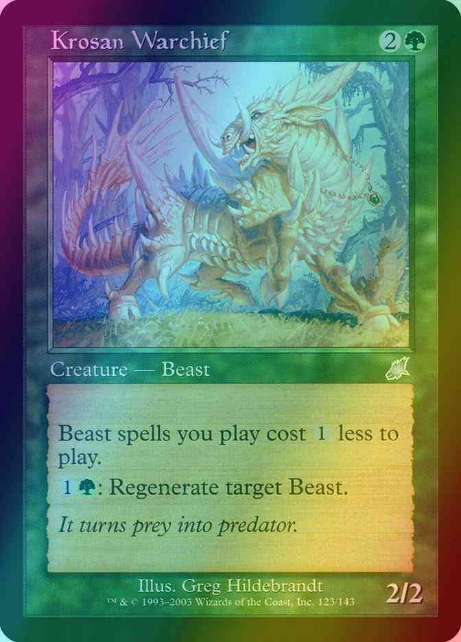 Krosan Warchief [123] [Scourge] [Foil] – Face to Face Games
