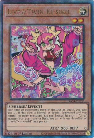 Live☆Twin Ki-sikil - RA04-EN035 - Ultimate Rare - 1st Edition