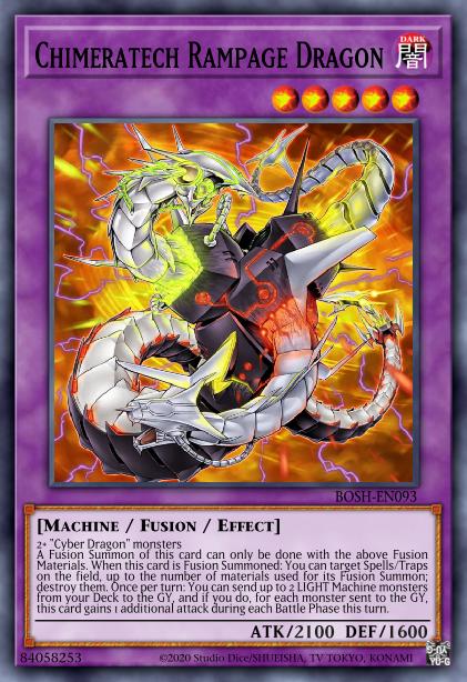 Chimeratech Rampage Dragon - BOSH-EN093 - Super Rare - Unlimited