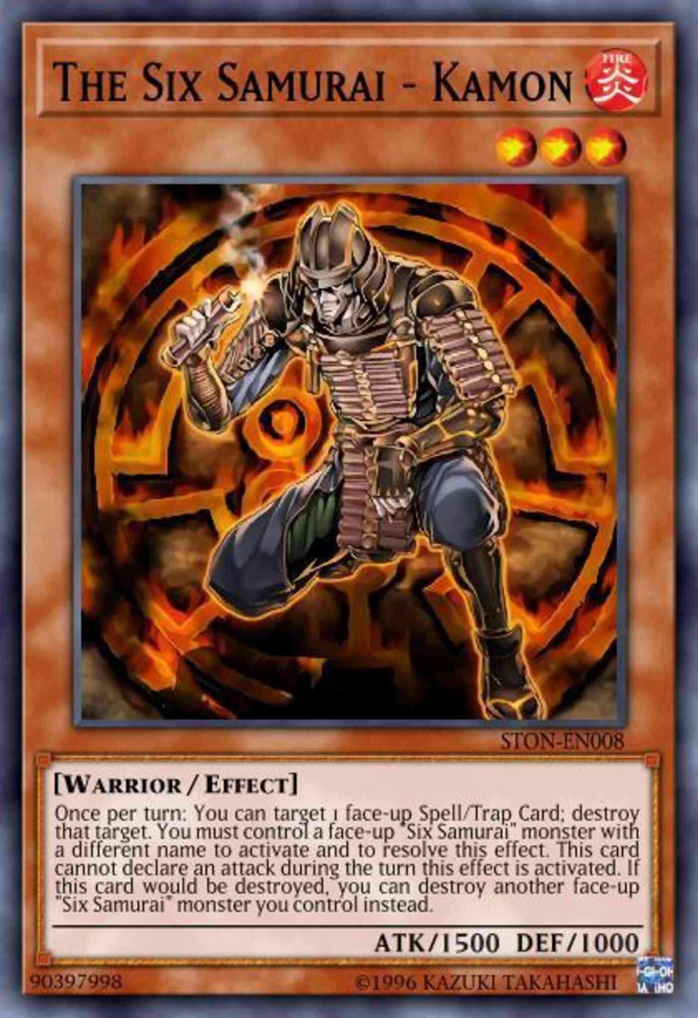 The Six Samurai - Kamon - STON-EN008 - Common - Unlimited