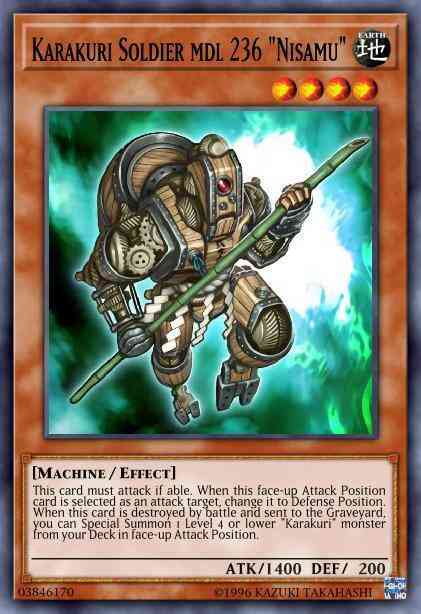 Karakuri Soldier mdl 236 "Nisamu" - STBL-EN019 - Common - 1st Edition