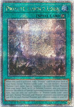 Primite Lordly Lode - ROTA-EN058 - Quarter Century Secret Rare - 1st Edition
