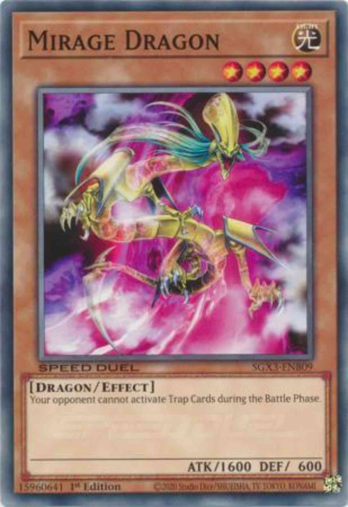 Mirage Dragon - SGX3-ENB09 - Common - 1st Edition