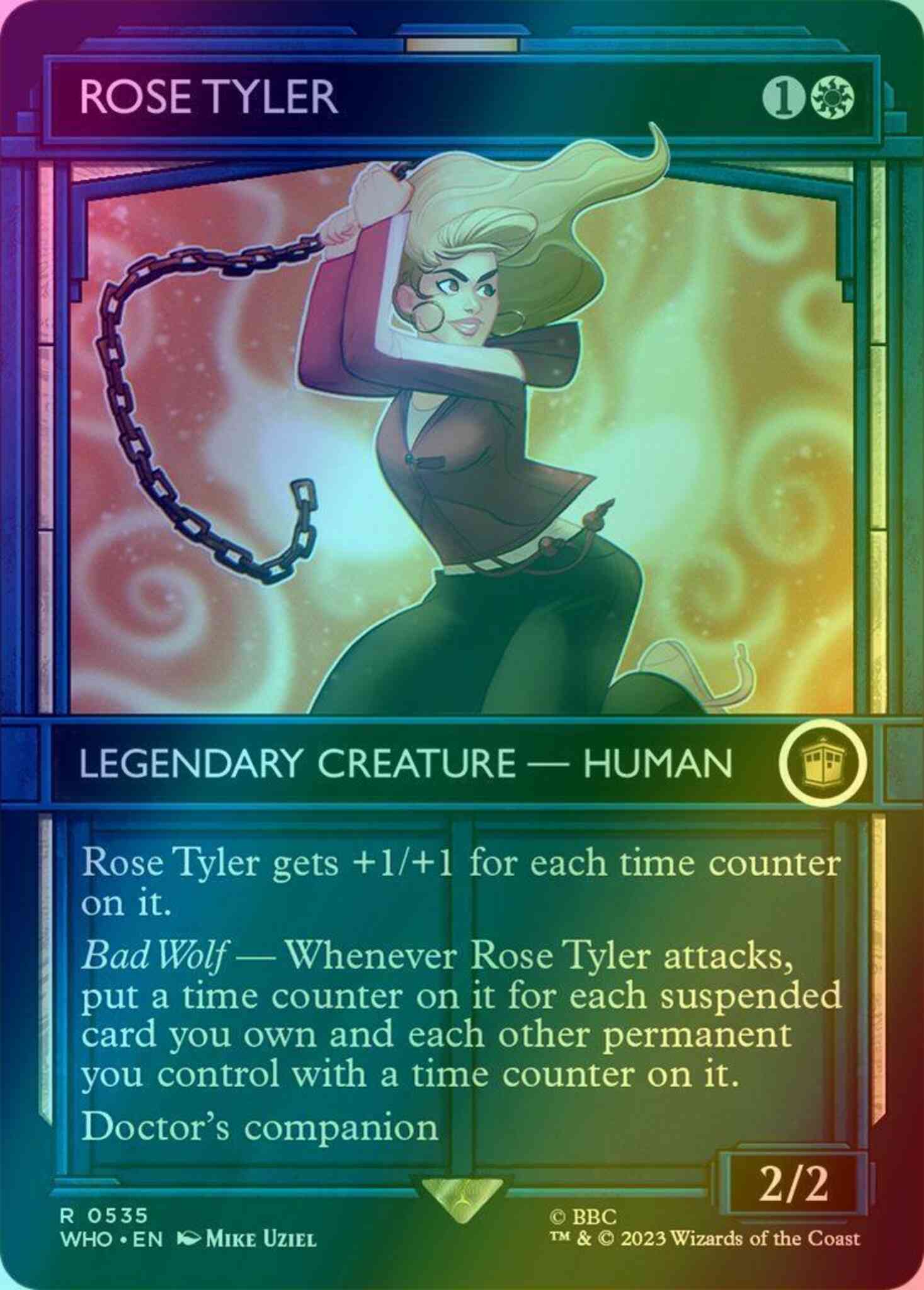Rose Tyler [535] [TARDIS Showcase] [Universes Beyond: Doctor Who] [Foil] –  Face to Face Games