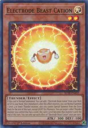 Electrode Beast Cation - BLTR-EN032 - Ultra Rare - 1st Edition