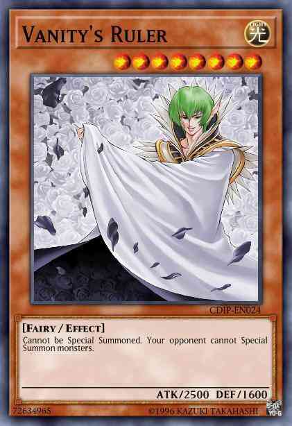 Vanity's Ruler - CDIP-EN024 - Rare - 1st Edition
