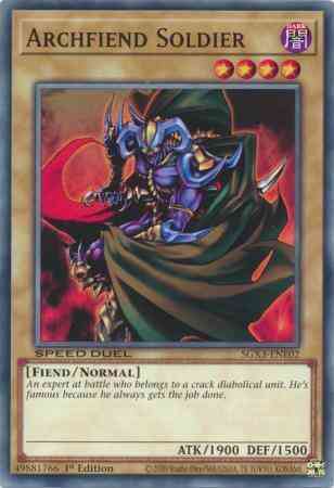 Archfiend Soldier - SGX3-ENE02 - Common - 1st Edition