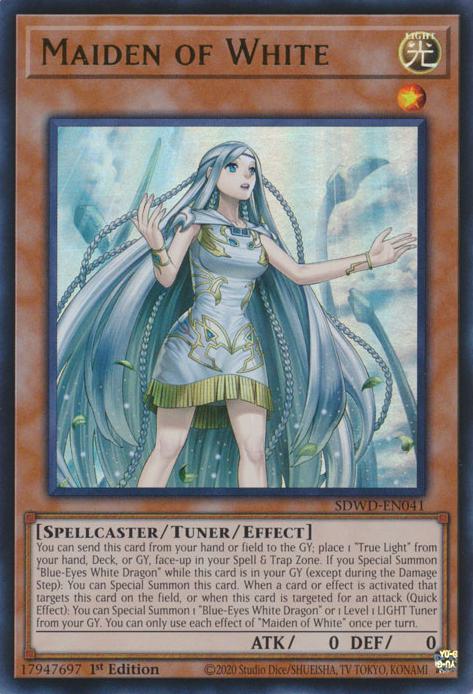 Maiden of White - SDWD-EN041 - Ultra Rare - 1st Edition