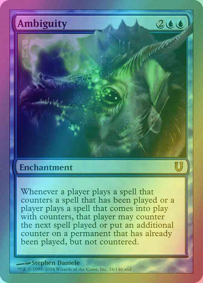 mtg ambiguity card Magic: the Gathering - Ambiguity Unhinged (UNH) #24