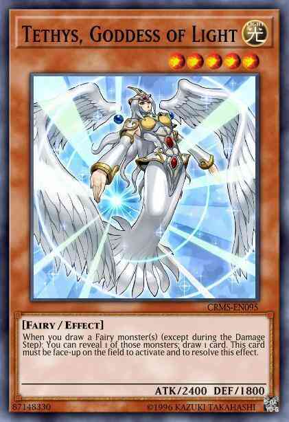 Tethys, Goddess of Light - CRMS-EN095 - Secret Rare - Unlimited